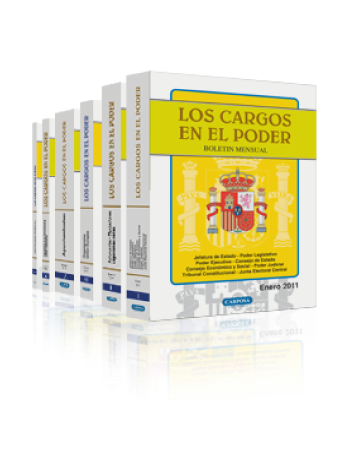 Tomos mensuales de los cargos en el Poder